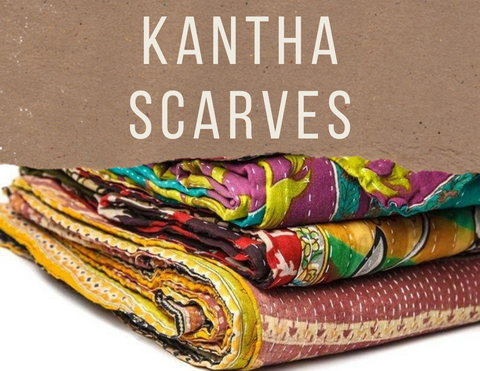Kantha Scarves