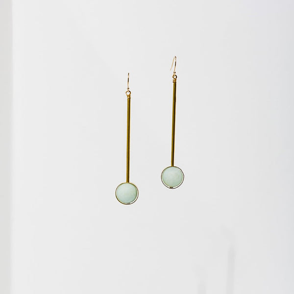 Larissa Loden | Aberrant Earrings | Amazonite