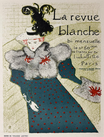 Toulouse-Lautrec Lithograph Raffle Ticket
